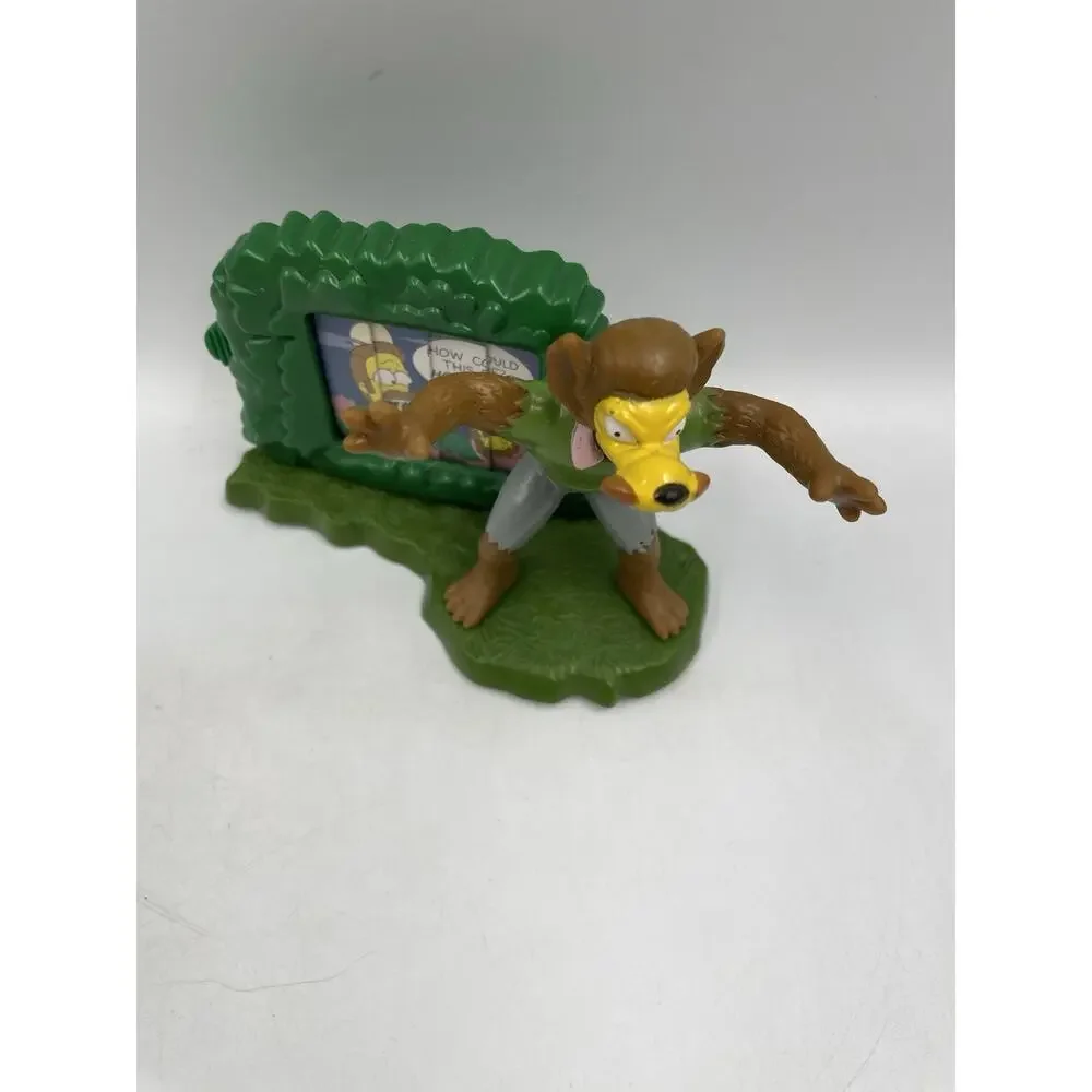 The Simpsons Vintage Toy 2002 Ned Flanders Werewolf Burger King Exclusive